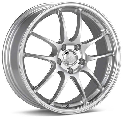 Enkei PF01 18x9 5x112 35mm offset Silver Wheel