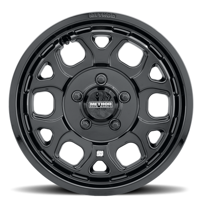 Method MR416 Bead Grip 15x7 / 6x5.5 / 74mm Offset / 78.30mm CB - Gloss Black Wheel
