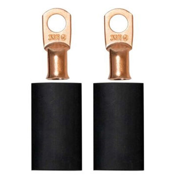 Moroso 3/8in Dia Stud 2 GA Wire Crimp/Solder Battery Cable Terminal Kit (2 Pack)