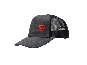 Akrapovic Logo Trucker Cap - Ash Grey / Black Mesh