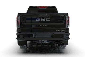 Rally Armor 20-26 GMC Sierra 2500/3500 HD Denali Black Mud Flap w/Metallic Black Logo