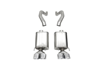 Corsa 06-13 Chevy Corvette C6 Z06 7.0L / 09-13 ZR1 6.2L Polished Axle-Back Exhaust w/4.5in Twin Tips