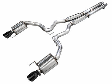 AWE Tuning 2024 Ford Mustang GT Fastback S650 RWD Touring Catback Exhaust w/ Dual Diamond Black Tips