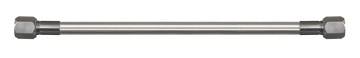 Goodridge 13in Universal Oil Line Assembly w/Clear Fittings
