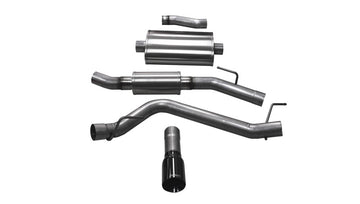 Corsa 2020-2025 Jeep Gladiator JT 3.0in Cat-Back Single Touring Side Exit w/ 4.0in Black Tip