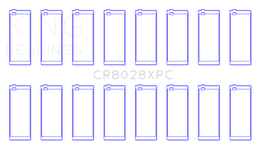 King Engine Bearings Chevrolet Custom Performance (Size STDX) Connecting Rod Bearing Set