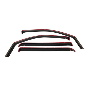Westin 2009-2014 Ford F-150 SuperCrew In-Channel Wind Deflector 4pc - Smoke