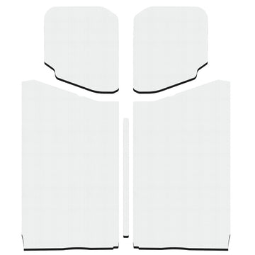 DEI 18-23 Jeep Wrangler JL 2-Door Boom Mat Headliner - 5 Piece - White