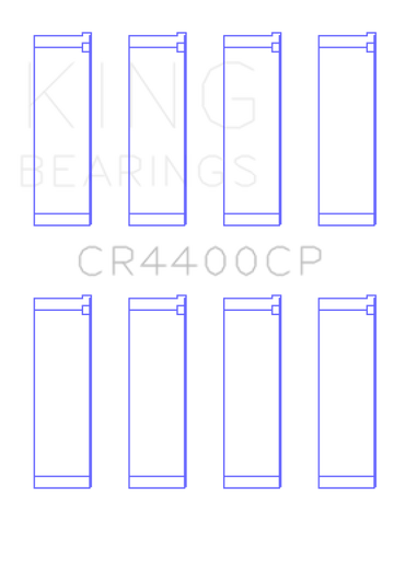 King Engine Bearings Honda R16A/R18A 2006- Current (Size +0.25mm) Connecting Rod Bearing Set