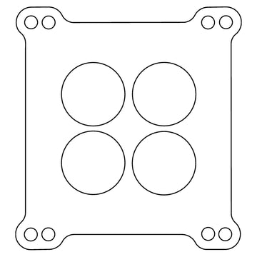 Cometic Carter AFB Holley 4 Barrel .039in Fiber Carburetor Gasket - 4-Hole - Double Drilled