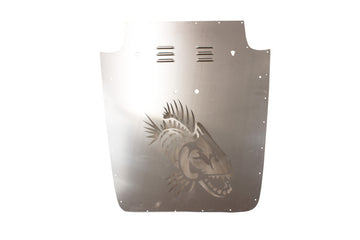 Fishbone Offroad 07-12 Jeep Wrangler JK Hood Louver Raw Unpainted