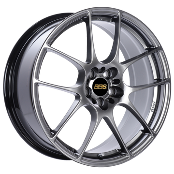 BBS RF 18x8 5x100 ET45 Diamond Black Wheel -70mm PFS/Clip Required