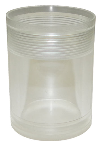 Moroso Air/Oil Separator Replacement Drain Cap - Small Body - Clear Bottom