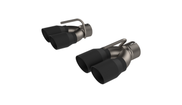 2015-2023 Dodge Challenger 6.2/6.4L QTP Black Quad Tip Adapter