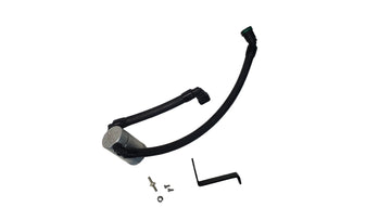 J&amp;L 2024-2025 Ford Mustang GT w/ Whipple Supercharger Oil Separator 3.0 PCV Side - Clear Anodize