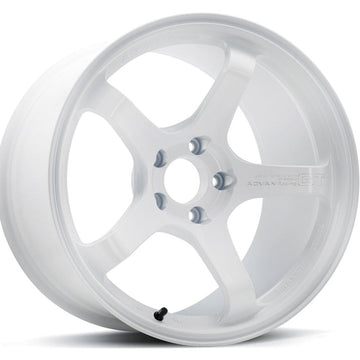 Advan GT Beyond 18X10.5 +32 5x112 Racing White Wheel
