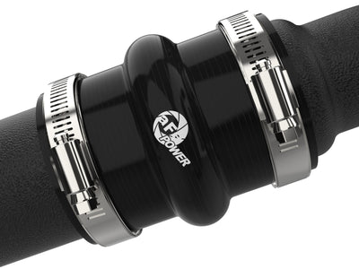 aFe BladeRunner Aluminum Hot and Cold Charge Pipe Kit Black Ford F-150 24-26 V6-2.7L (tt)