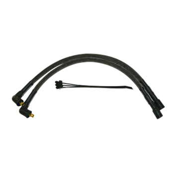 Moroso 97-98 Harley-Davidson FLT/FLHT/FLHR/FLTR Sleeved Ultra 40 Wire Set - Black