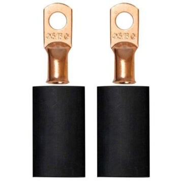 Moroso 5/16in Dia Stud 4 GA Wire Crimp/Solder Battery Cable Terminal Kit (2 Pack)