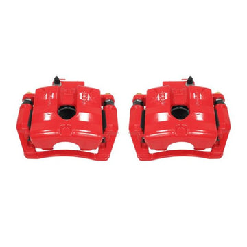 Power Stop 10-11 Cadillac SRX Rear Red Calipers w/Brackets - Pair