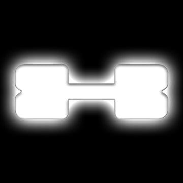 ORACLE Lighting Universal Illuminated LED Letter Badges - Matte Wht Surface Finish - X