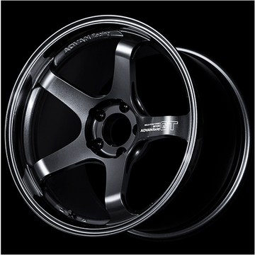 Advan GT Beyond 18x8.5 +37 5x114.3 Racing Titanium Black Wheel