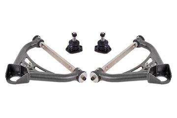 BMR 70-81 Chevrolet Camaro A-Arms Upper Non-Adjustable Delrin Std Ball Joint - Black Hammertone