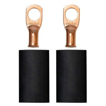 Moroso 3/8in Dia Stud 6 GA Wire Crimp/Solder Battery Cable Terminal Kit (2 Pack)