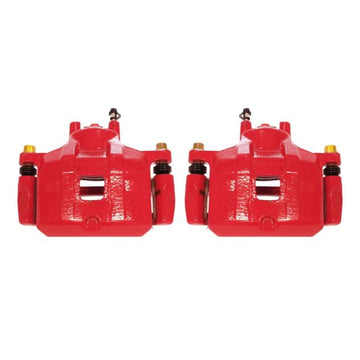 Power Stop 08-17 Mitsubishi Lancer Front Red Calipers w/Brackets - Pair