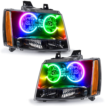 Oracle 07-13 Chevy Avalanche Pre-Assembled SMD Headlights - ColorSHIFT w/ 2.0 Controller