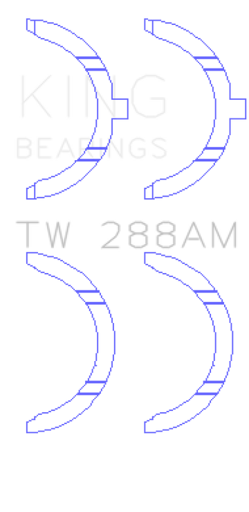 King Engine Bearings Toyota 2UZ Thrust Washer Set