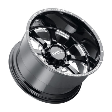 Weld Off-Road W125 20X10 Granada Six 6X135 ET-18 BS4.75 Gloss Black MIL 87.1
