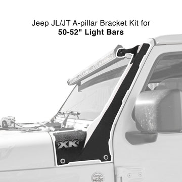 XK Glow Jeep JL JT A-pillar Bar Spacer Kit 50In
