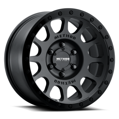 Method MR305 NV 18x9 18mm Offset 8x170 130.81mm CB Matte Black/Gloss Black Lip Wheel