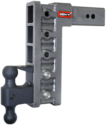 Gen-Y Mega Duty 3in Shank 12in Drop 3.5K TW 32K Hitch w/GH-0161 Dual-Ball/GH-0162 Pintle Lock