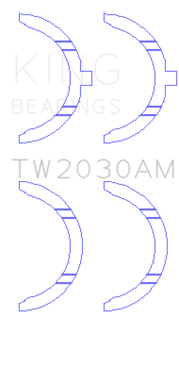 King Engine Bearings Toyota 1GR-FE Thrust Washer Set