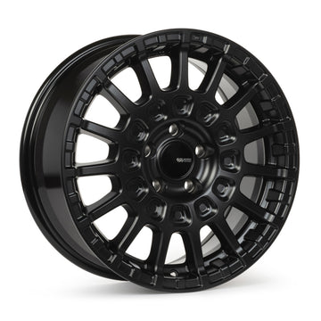 Rueda negra Enkei Overlander 18x8 5x100 35 mm con compensación y diámetro de 72,6 mm