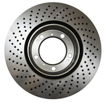 EBC 12-15 Porsche 911 (991) Carrera 4S 3.8L (w/Iron Rotors) RK Premium Cross-Drilled Front Rotors