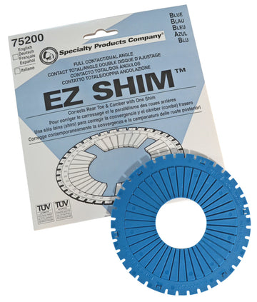 SPC Performance EZ Shim Doble ángulo Camber/Toe Shim (Azul)