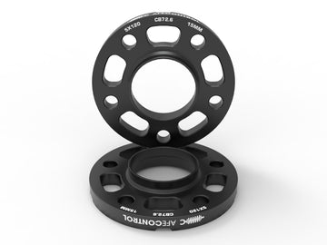 aFe CONTROL Billet Aluminum Wheel Spacers 5x120 CB72.6 15mm - BMW