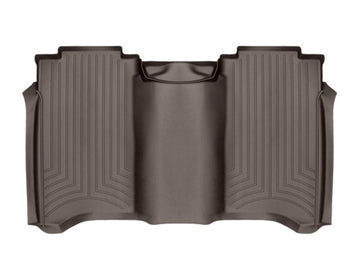 WeatherTech 2017+ Nissan Titan / Titan XD Rear FloorLiner - Cocoa (Crew Cab; Fits Both Vinyl/Carpet)
