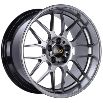 BBS RG-R 18x8.5 5x120 ET13 Diamond Black Wheel -82mm PFS/Clip Required