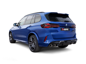 Akrapovic 2024+ BMW X5M / X6M (Face Lift) Slip-On Line (Titanium) w/Carbon Fiber Tips