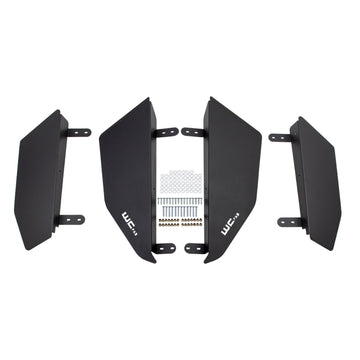 Wehrli 2019+ Honda Talon 1000X 4 Seat Lower Door Kit - Fine Texture Black