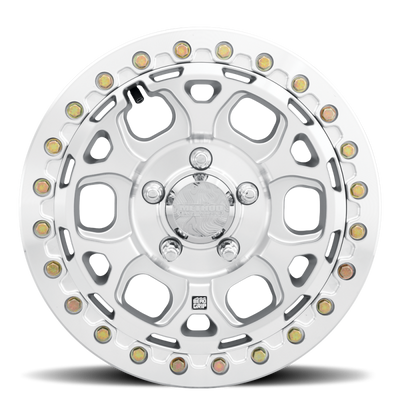 Method MR416 Beadlock 15x7 / 5x4.5 / 55mm Offset / 68.00mm Bore - Machined Clear Coat Wheel