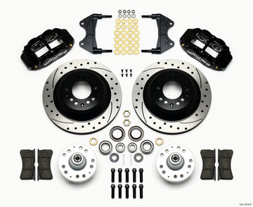 Wilwood Narrow Superlite 6R Front Hub & 1PC Rtr Kit 12.88in Drilled WWE ProSpindle