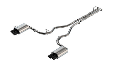Borla 19-22 Ford Explorer 3.0L V6 AT AWD 4DR 2.25in ATAK Escape Catback - Punta cromada negra