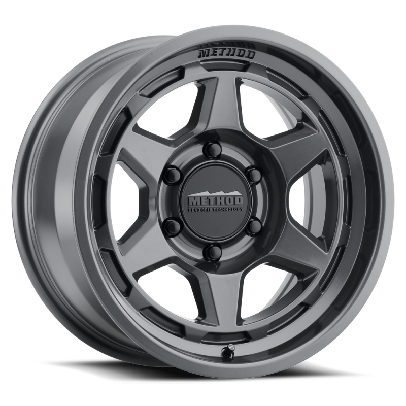 Method MR708 Bead Grip 17x8.5 0mm Offset 6x5.5 106.25mm Centerbore - Gloss Titanium
