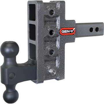 Gen-Y Mega Duty 2in Shank 5in Offset Drop 2K TW 16K Hitch w/GH-051 Dual-Ball
