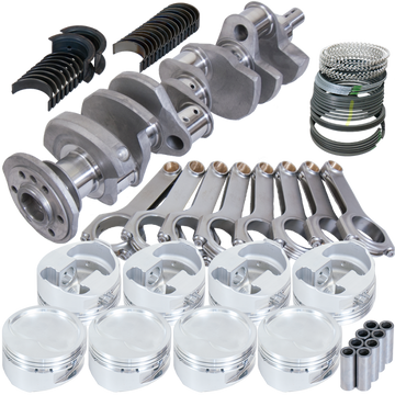 Eagle Chevrolet 350 2-Piece Rear Seal +.060 Bore 4340 Steel Rotating Assembly Kit
